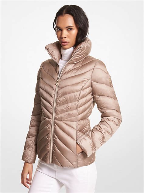 michael michael kors packable down fill|Michael Kors packable puffer jacket.